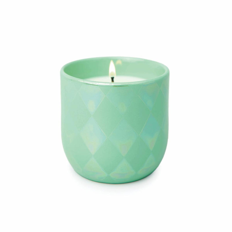 CERAMIC DIAMOND CANDLE - MATCHA & MINT