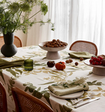 FRANKLIN GREEN TABLECLOTH