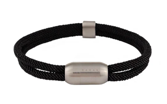 S STEEL THOMAS BRACELET BLACK