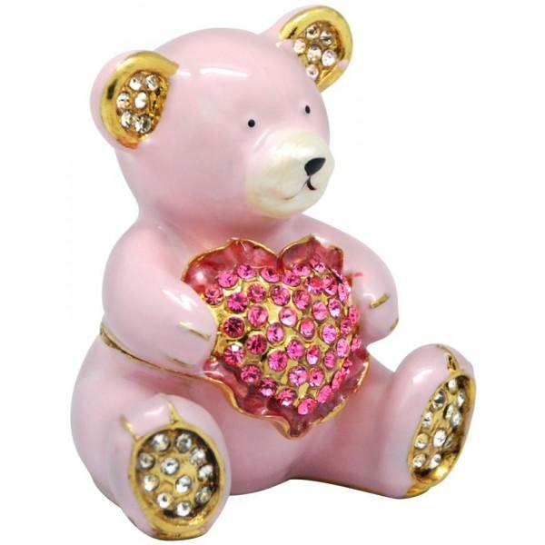 TRINKET BOX - PINKY BEAR