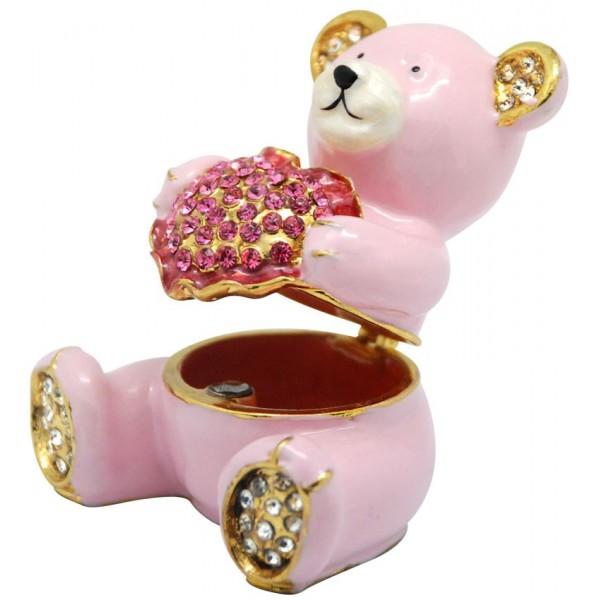TRINKET BOX - PINKY BEAR