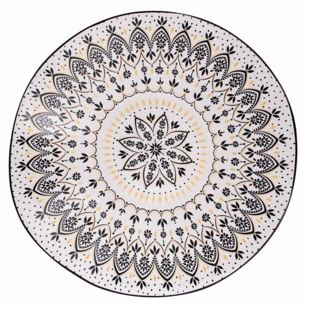 SARA MILLER - NOIR MANADALA LARGE BOWL