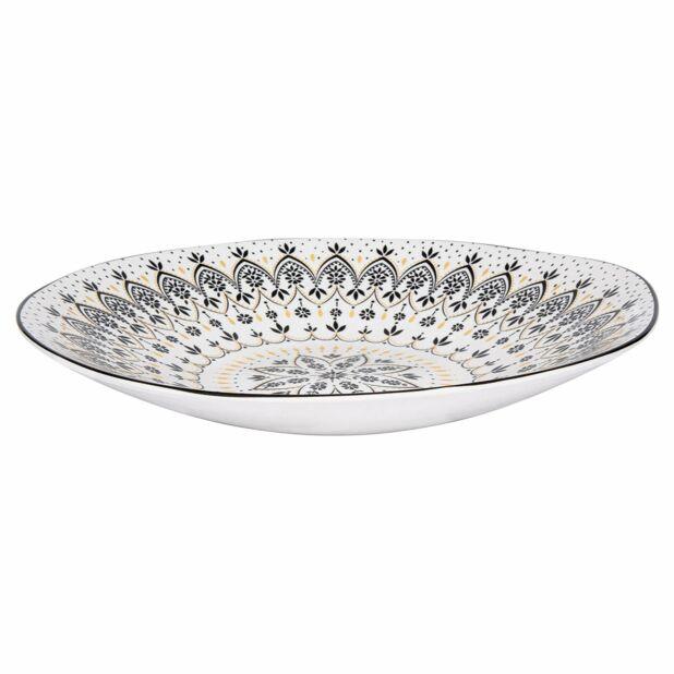SARA MILLER - NOIR MANADALA LARGE BOWL