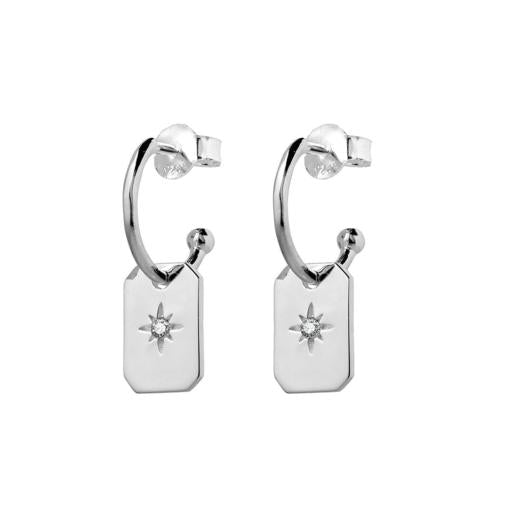 SS  HALF HOOP EARRINGS