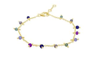 SS / YGP  MULTI STONE BRACELET