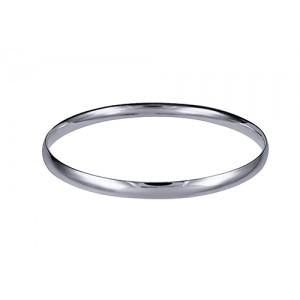 SS SOLID COMFORT FIT BANGLE - 67CM