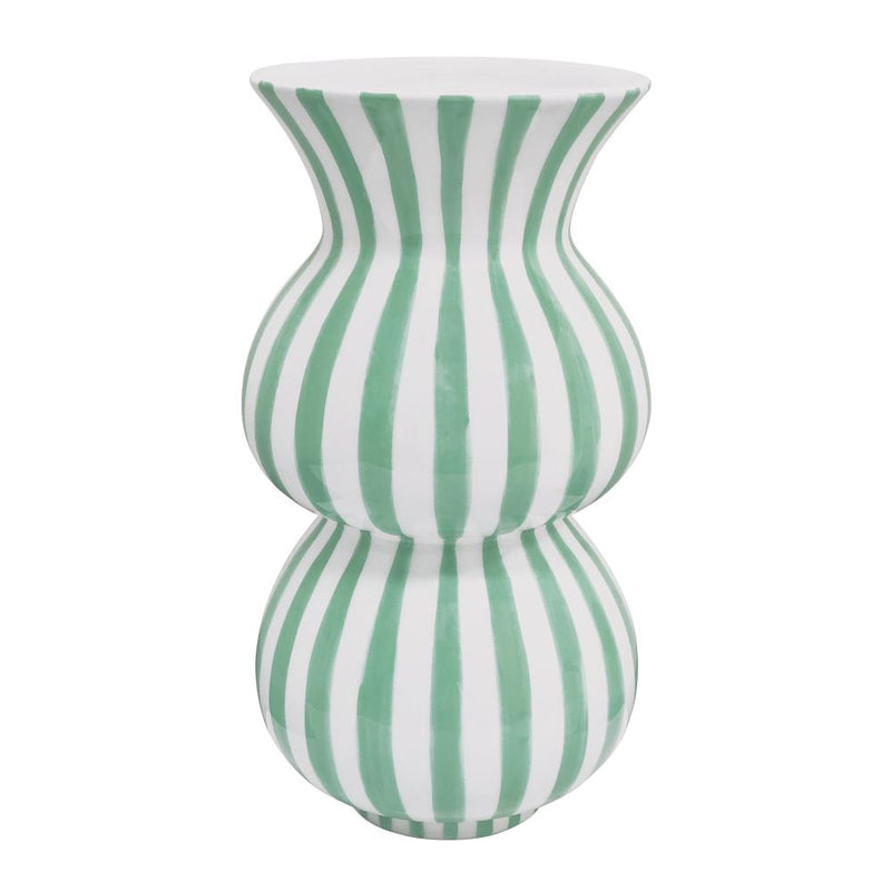ARTHUR PEPPERMINT STRIPE VASE