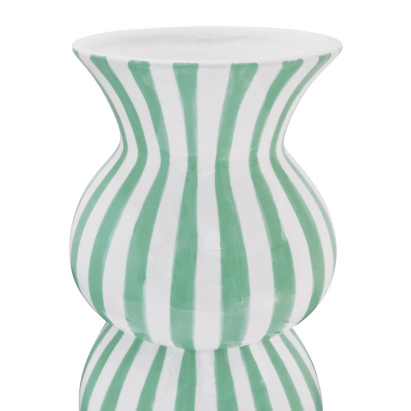 ARTHUR PEPPERMINT STRIPE VASE
