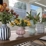 ARTHUR PEPPERMINT STRIPE VASE