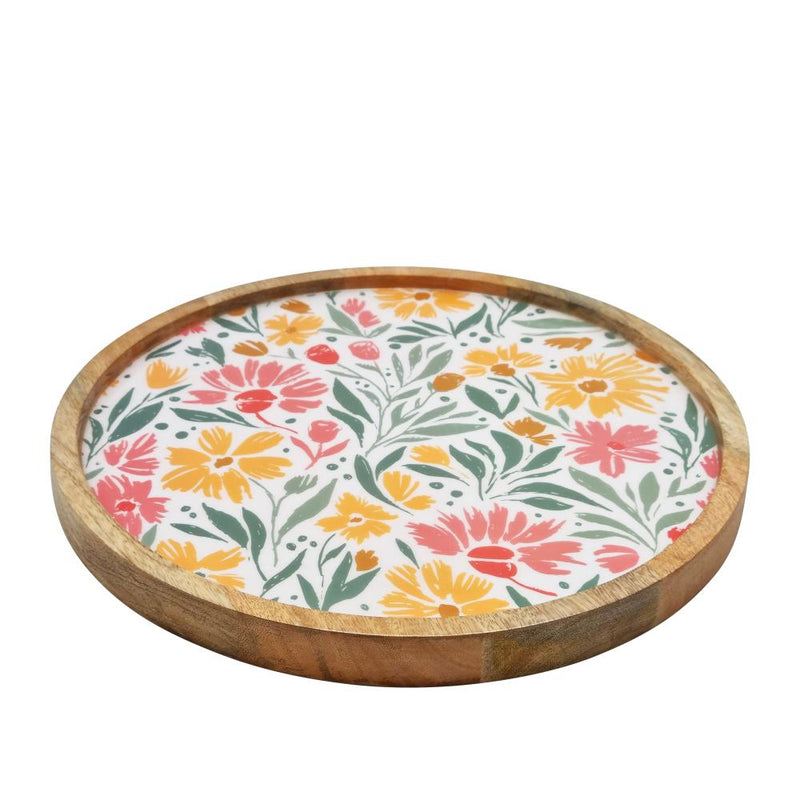MILLE ROUND SERVING TRAY - BUBBLEGUM MULTI