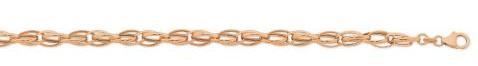 9CT ROSE GOLD SILVER FILLED BRACELET