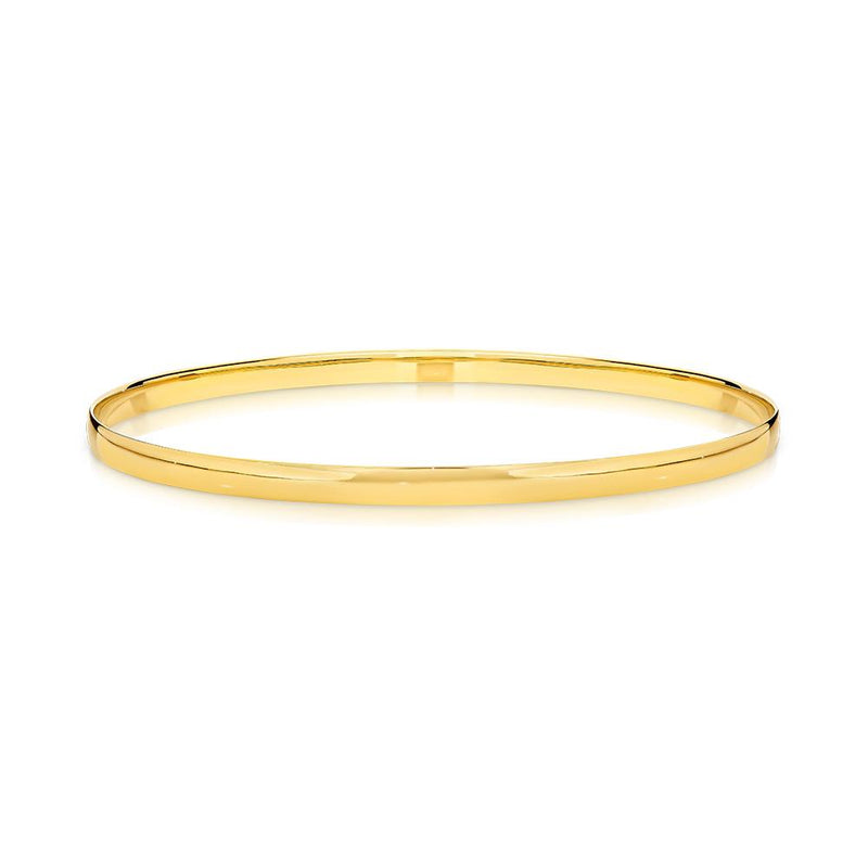 SS SOLID GOLF BANGLE - 50MM