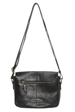 ELEANOR NAVY LEATHER HANDBAG