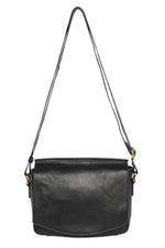 ELEANOR NAVY LEATHER HANDBAG