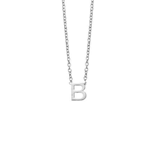 SS LETTER NECKLACE - B