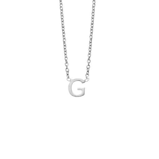 SS LETTER NECKLACE - G