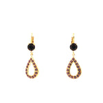 AU BOUT DES REVES GOLD PLATED DROP EARRINGS