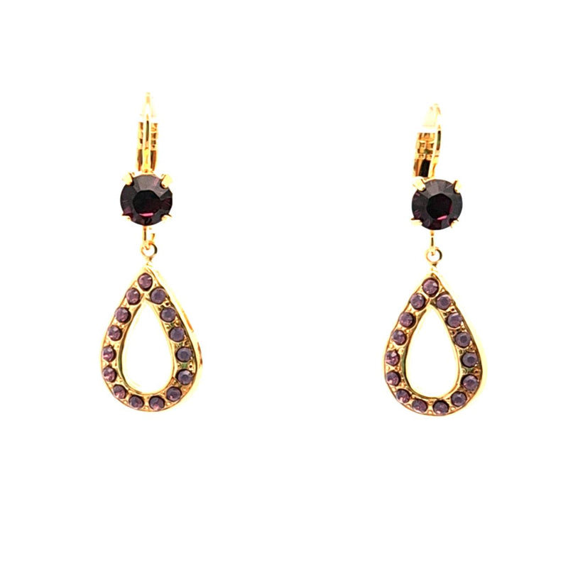 AU BOUT DES REVES GOLD PLATED DROP EARRINGS