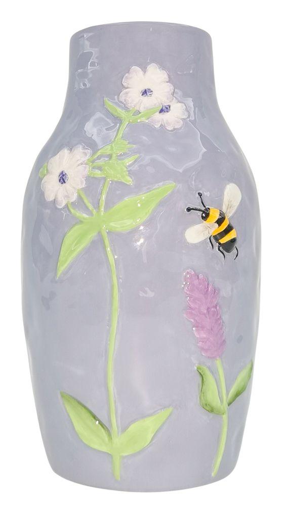 ELLA MAUVE VASE 22CM