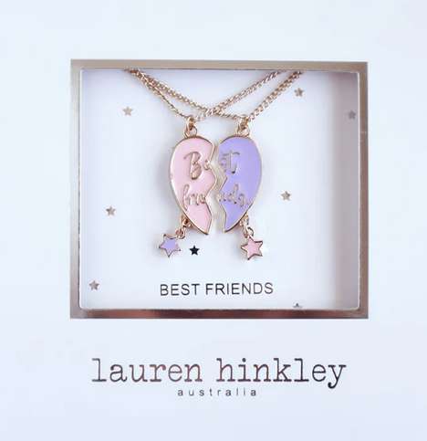 FOREVER HEART BEST FRIENDS NECKLACE SET