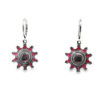 AU BOUT DES REVES RED DROP EARRINGS