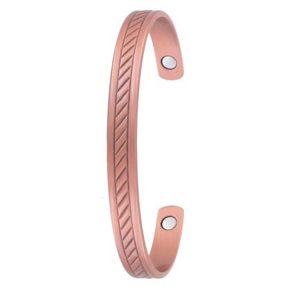 COPPER BANGLE - PRESSED PATTERN