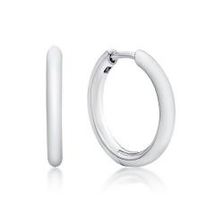 STERLING SILVER HUGGIE EARRINGS