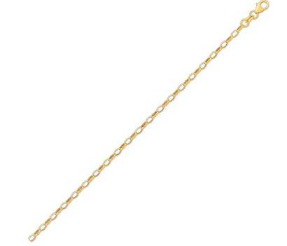 9CT YELLOW GOLD SILVER FILLED BRACELET
