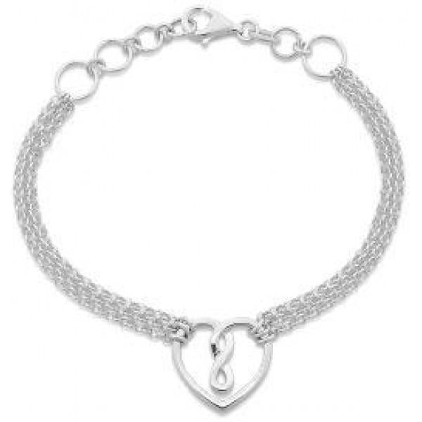 STERLING SILVER INFINITY BRACELET