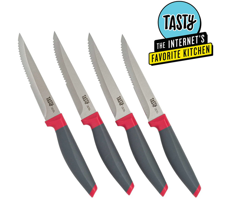 TASTY STEAK KNIFE SET 4PCE