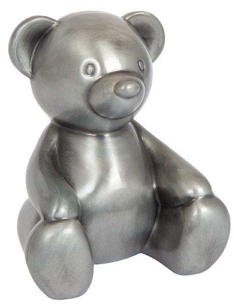 EDWARD BEAR PEWTER MONEY BANK