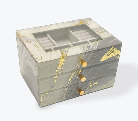 JEWELLERY BOX - GREY