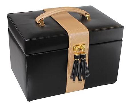 JEWELLERY BOX - BLACK AND GOLD