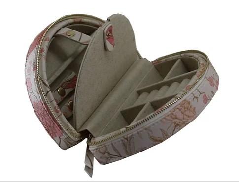 TRAVEL JEWELLERY CASE - BIRD PINK