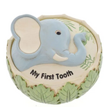 SET OF TWO ANIMAL TOOTH & CURL BOXES
