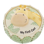 SET OF TWO ANIMAL TOOTH & CURL BOXES
