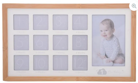 BABY COLLAGE FRAME - 12 MONTHS