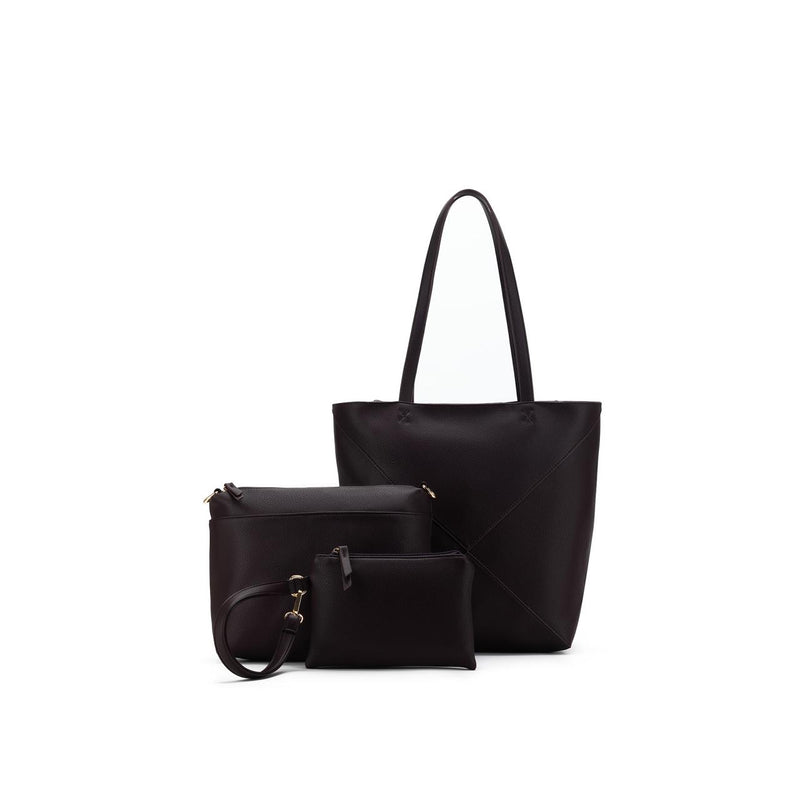 SUKI CHOCOLATE 3 PIECE HANDBAG SET