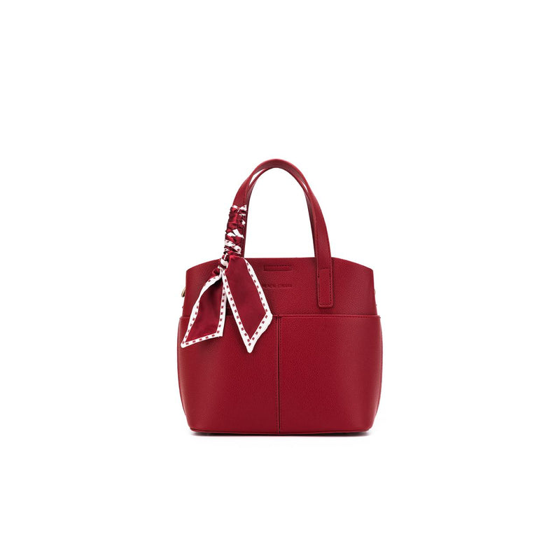 AMELIE DEEP RED 2 PIECE TOP  HAND BAG