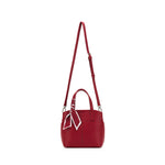 AMELIE DEEP RED 2 PIECE TOP  HAND BAG