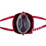 AMELIE DEEP RED 2 PIECE TOP  HAND BAG