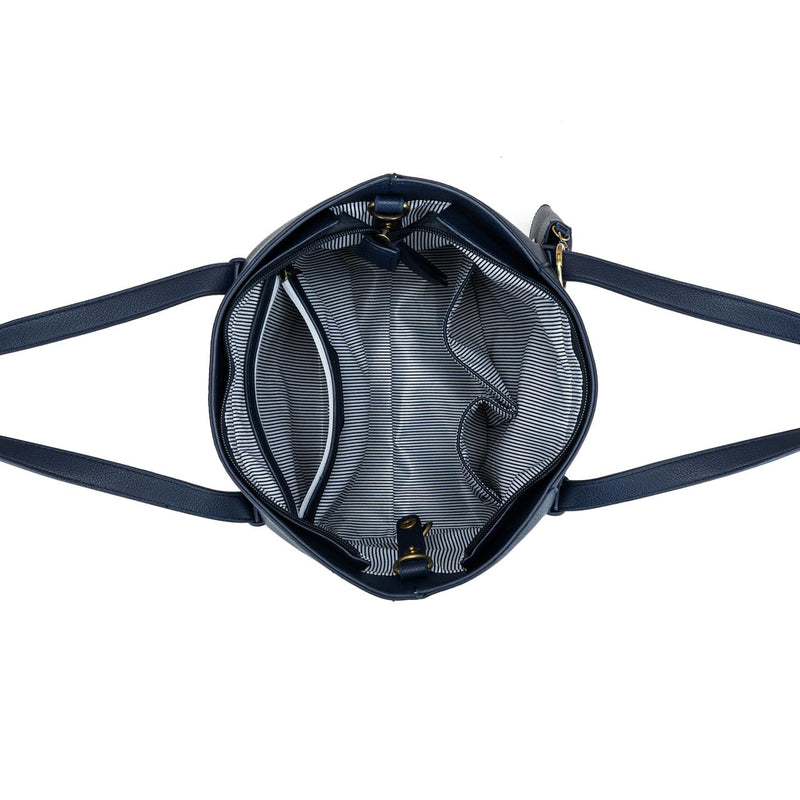 DEEP NAVY 3 PIECE HANDBAG
