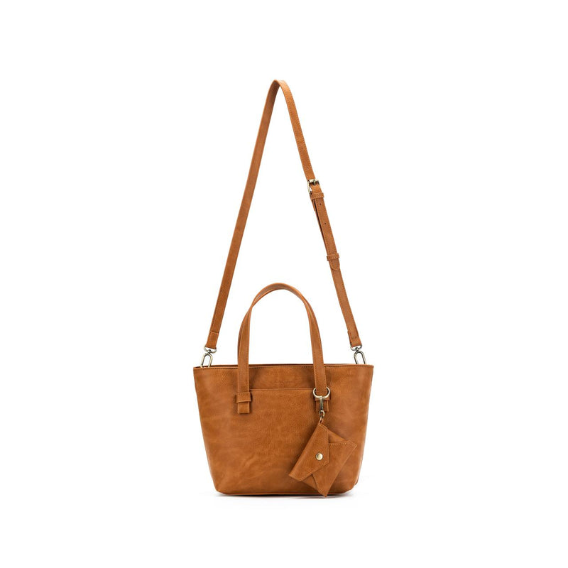 TAN 3 PIECE HANDBAG