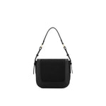 BLACK SHOULDER HANDBAG