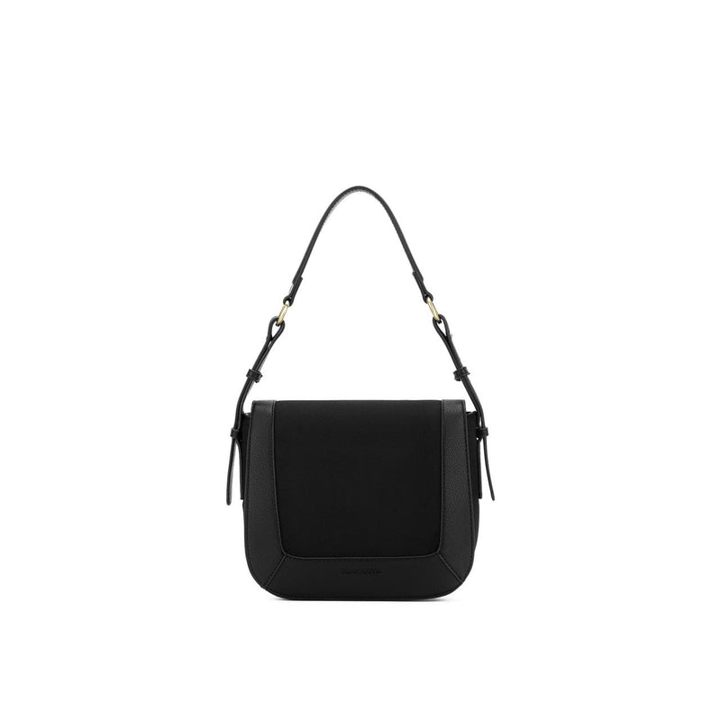 BLACK SHOULDER HANDBAG