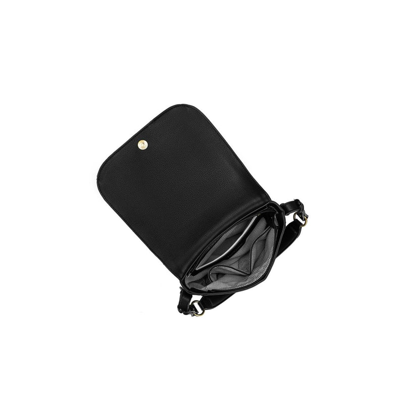 BLACK SHOULDER HANDBAG
