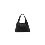 BLACK 2 PIECE TOP HANDLE HANDBAG
