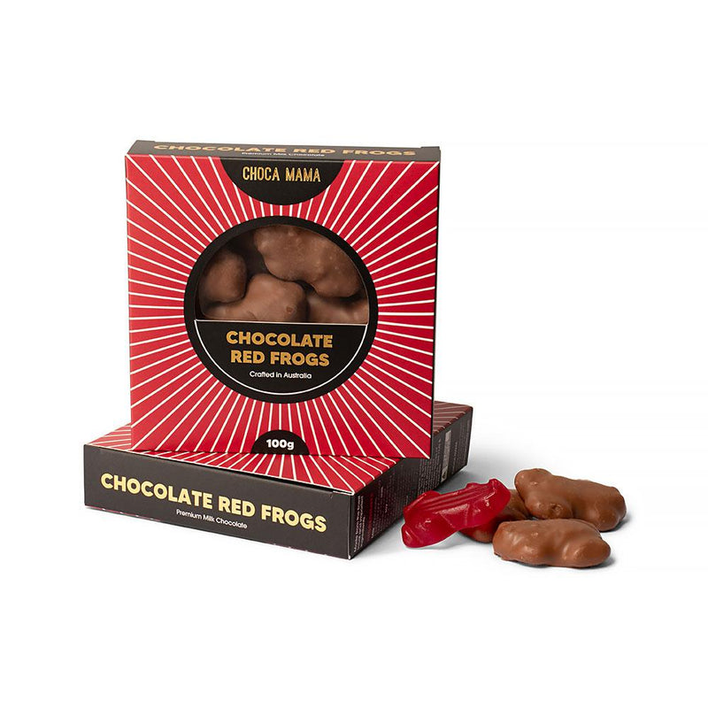 CHOCOLATE RED FROGS - 100G
