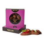 CHOCOLATE COATED PARTY MIX LOLLIES - 100G
