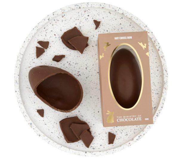 CHOCOLATE EGG - HOT CROSS BUN